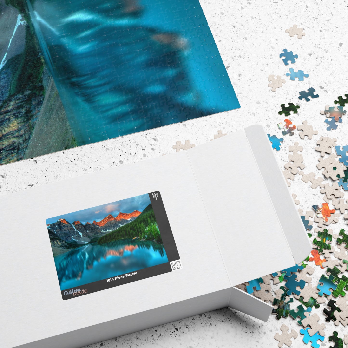 Discover the breathtaking beauty of nature with our Majestic Mountain Reflection Lake Puzzle. Create a stunning masterpiece with 110 to 1014 pieces, capturing the majestic mountains and peaceful reflection of the lake. A perfect blend of art and entertainment, this puzzle is sure to provide hours of relaxation and satisfaction.