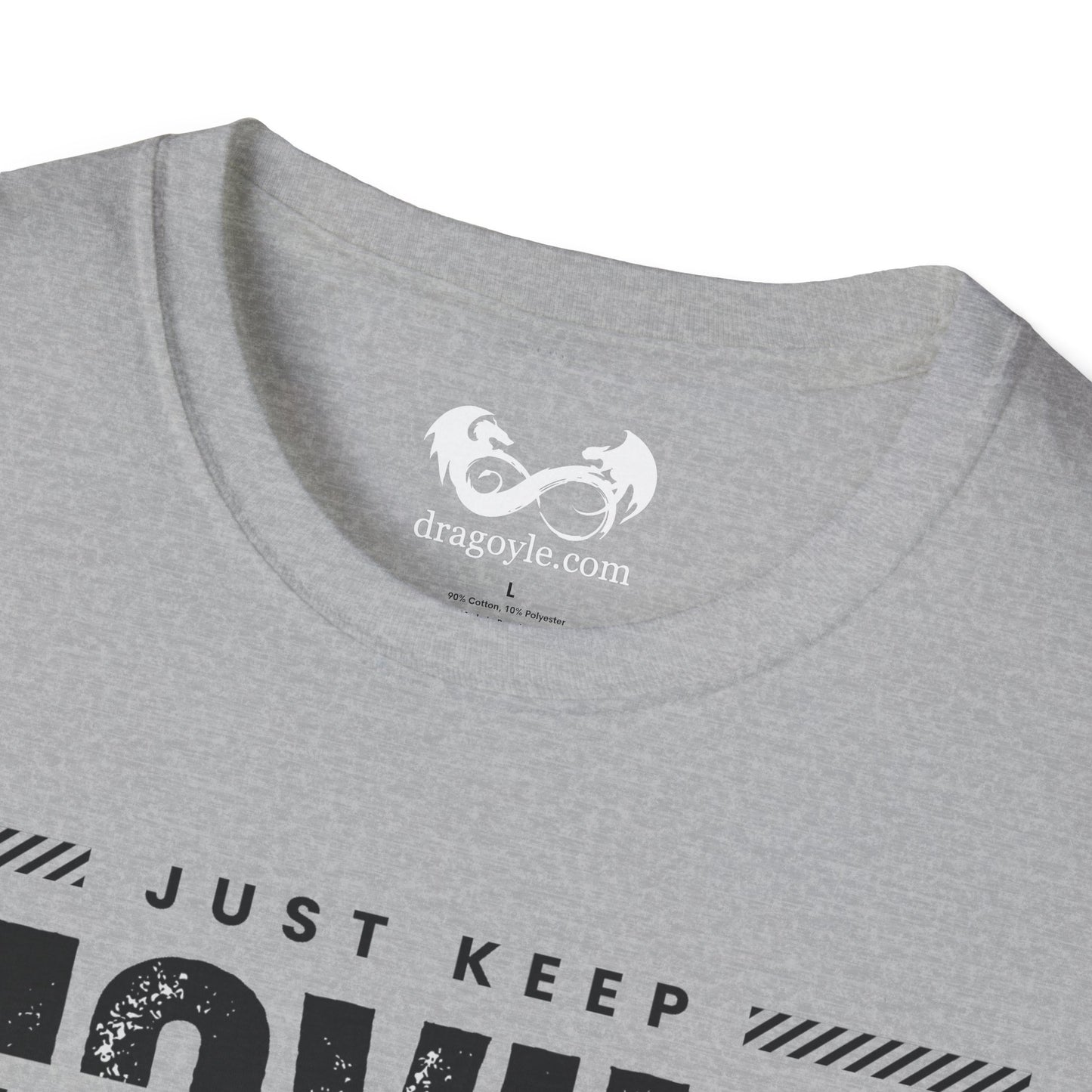 This unisex t-shirt is a canvas for self-expression, crafted for those who embrace resilience. With the phrase "Just Keep Moving Forward - Cancer Survivor" emblazoned across the chest, it celebrates strength and spirit.