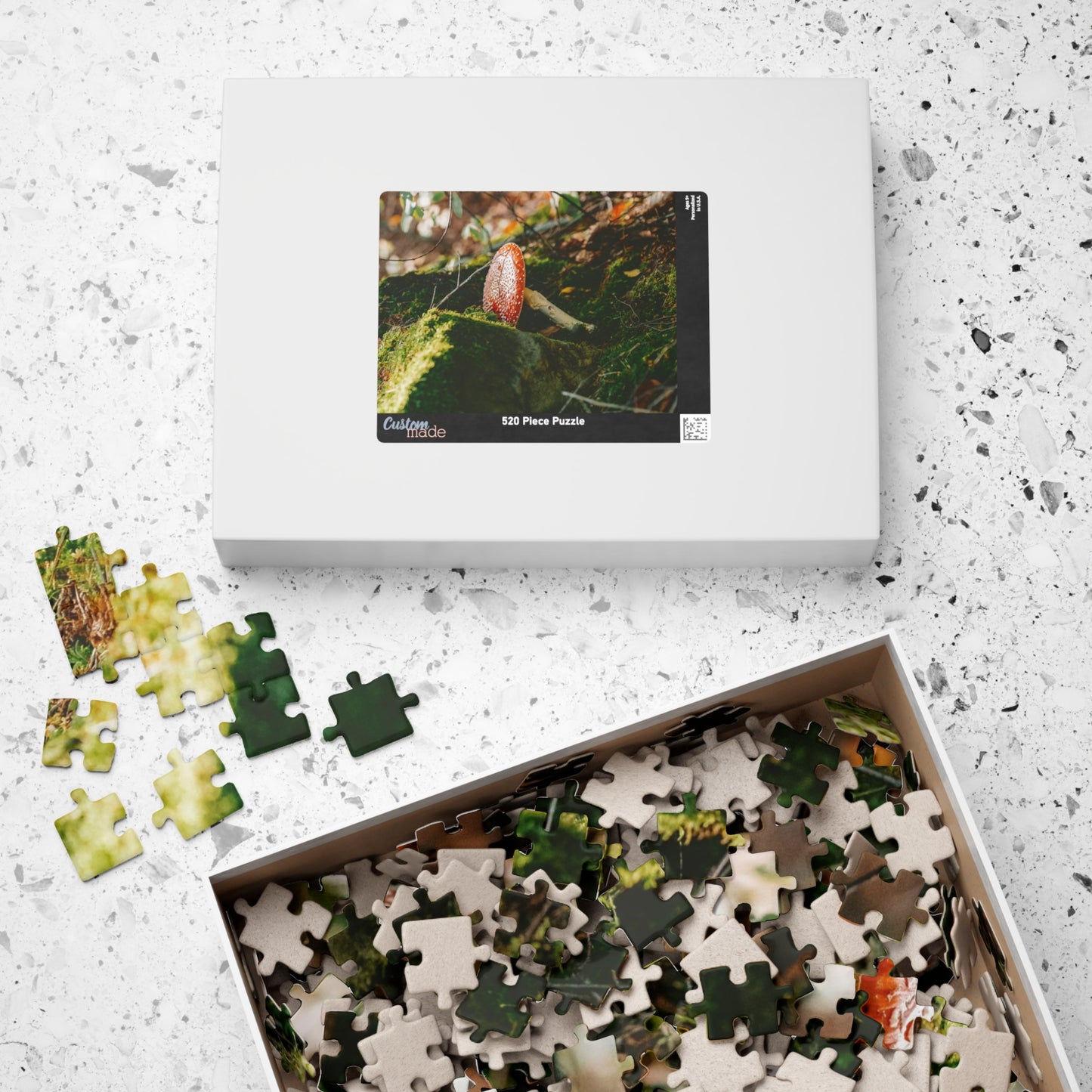 Beautiful Single Mushroom Puzzle - 110 to 1014 Pieces