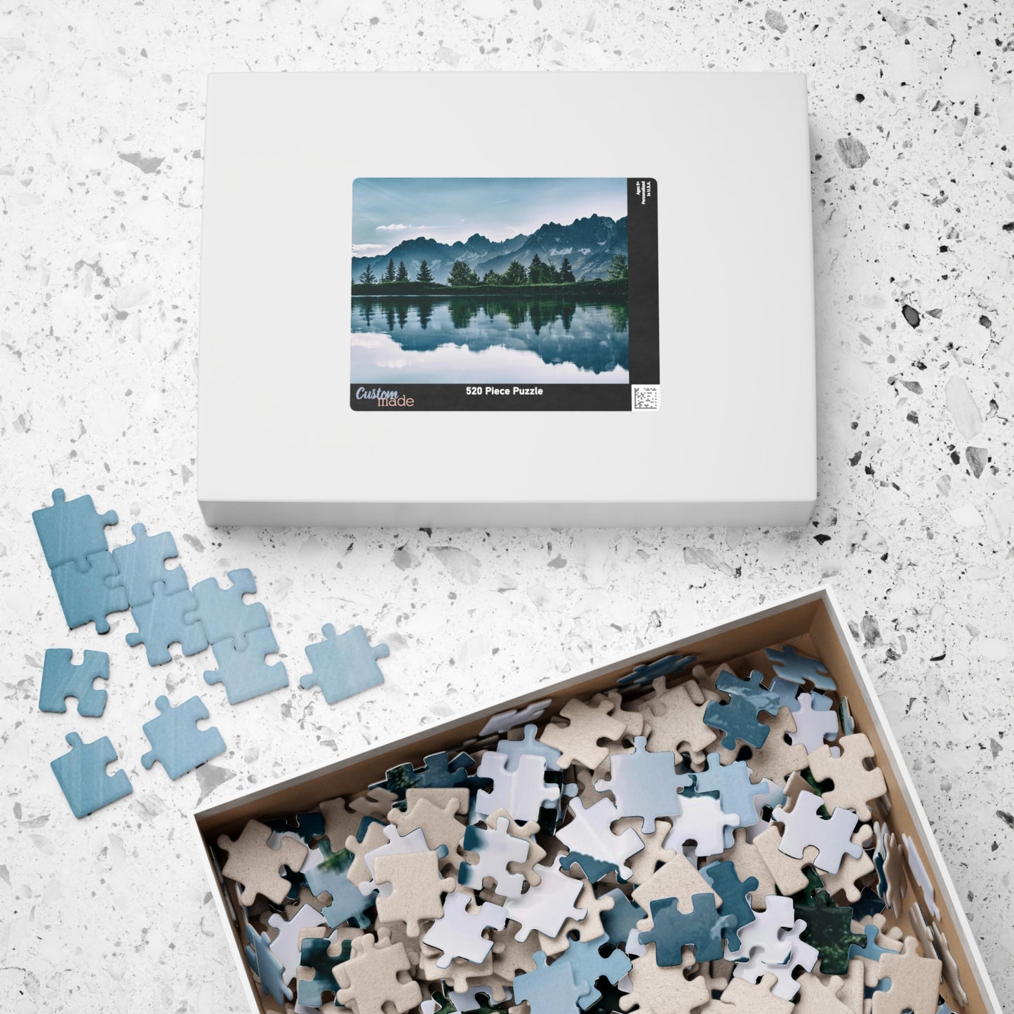 Unleash your inner artist with our Island of Trees Puzzle. This high-quality jigsaw puzzle, available in 110 to 1014 pieces, depicts a tranquil island surrounded by a lush forest. Take a break from the hustle and bustle of daily life and immerse yourself in the beauty of nature with this luxurious and exclusive puzzle.