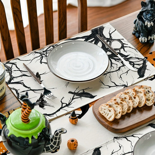 Halloween Black Crow Insulated Placemat