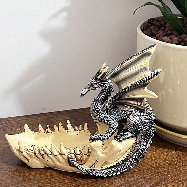 Introducing the Creative Dragon Tooth Resin Boat - a stunning visual representation of your love for adventure and the mystical. Crafted with precision and intricate details, this boat is a perfect addition to any home décor. Made with high-quality resin, it is durable and long-lasting. Step aboard and let your imagination sail away.