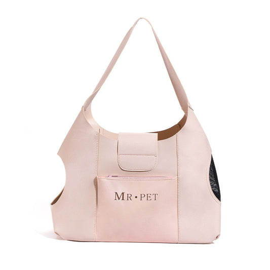 Bring your furry friend along for the ride with this comfortable, lightweight pet bag. The large size and adjustable shoulder strap make it easy to carry, making traveling with your pet a breeze.