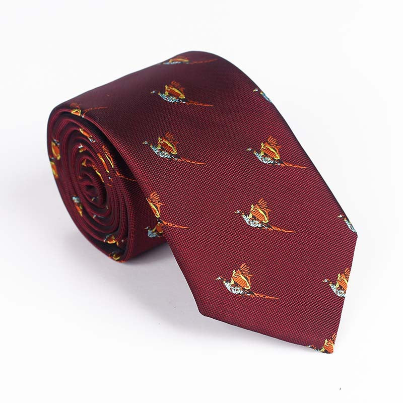 Handsome Bird Multi Colored Tie
