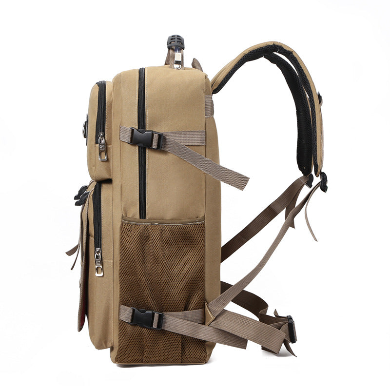 A must-have for any fashionista or traveller, this large capacity breathable canvas backpack is lightweight yet durable, offering plenty of space to keep your essentials safe and secure. Perfect for everyday use or as a special gift - it's sure to be the envy of all!