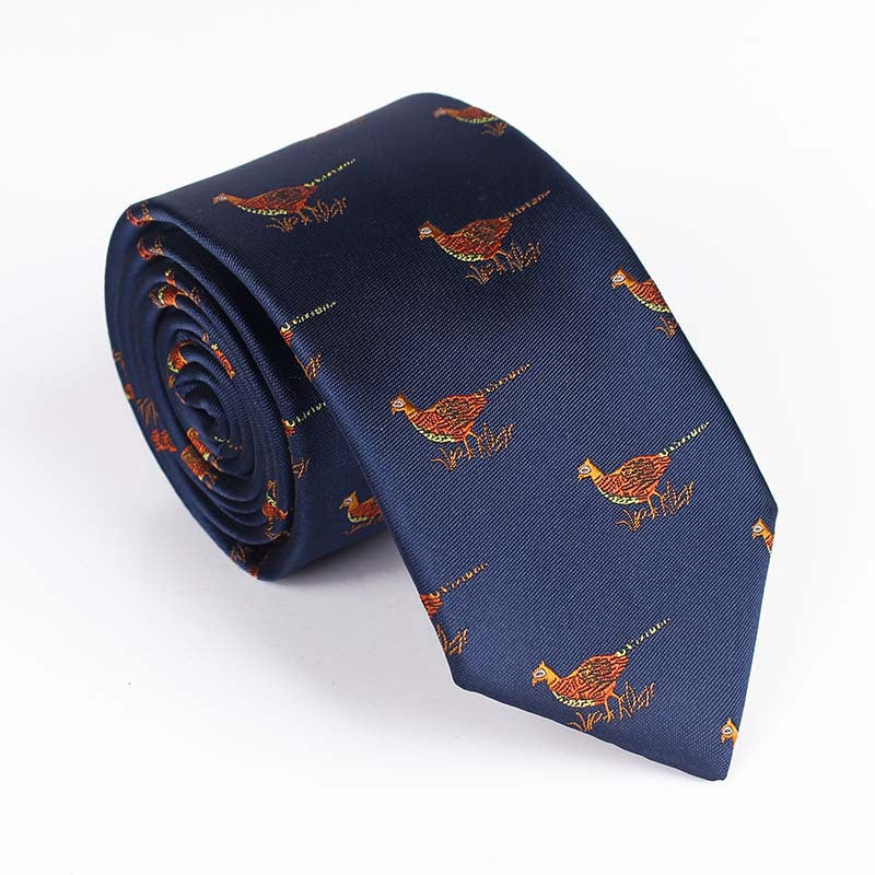 Handsome Bird Multi Colored Tie