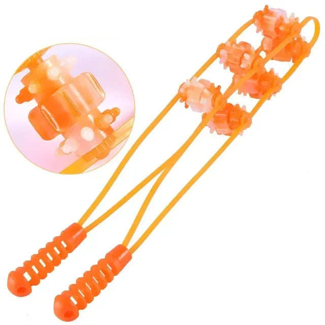 Improve circulation and relieve muscle tension with our Hand-held Roller Muscle Massager. With its ergonomic design and multiple massage nodes, this tool targets trigger points and provides deep tissue massage.
