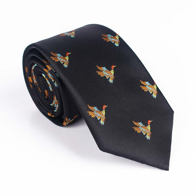 Handsome Bird Multi Colored Tie