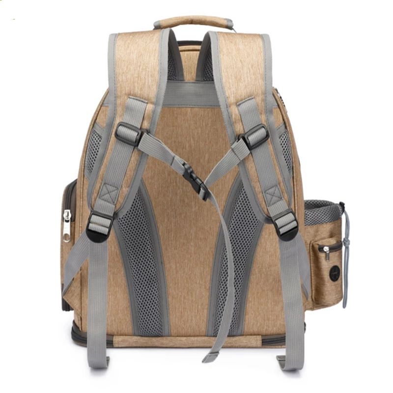 Make your pet's space travel journey a breeze with this innovative, transparent and breathable pet carrier. Perfect for keeping your furry friend safe and secure during takeoff, landing, and every tour along the way! Enjoy a hassle-free journey with your four-legged friend.