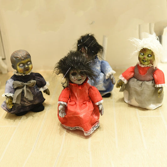 Show off your spooky spirit this Halloween with Creepy Walking Halloween Dolls. These creepy doll are sure to delight any Halloween enthusiast, with their life-like movements and gory details.