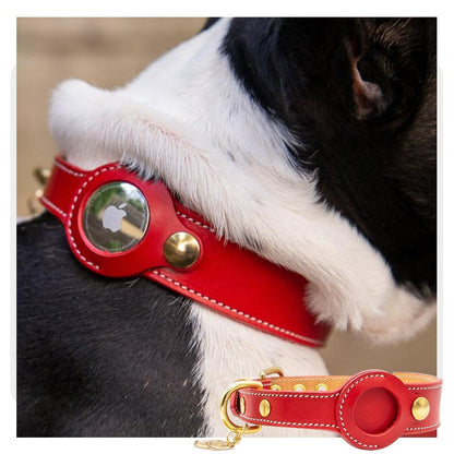 Keep your furry friend safe with the Anti-Loss Apple Airtag Pet Collar! Simply attach your Apple Airtag (not included) to this durable and stylish collar to track their location in real-time. Peace of mind for you and your pet!