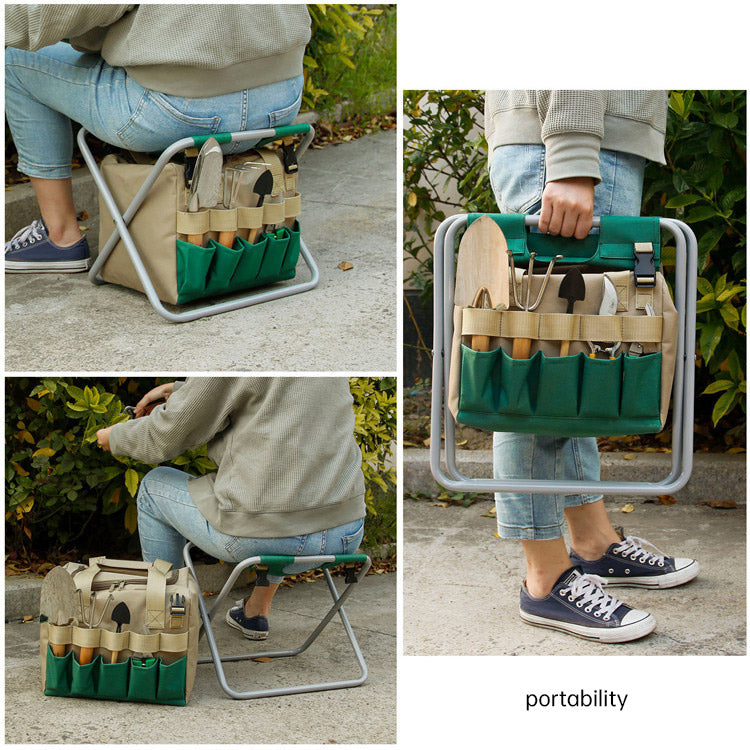 any corner of your garden with our Detachable Foldable Large Capacity Garden Stool. Its simple and convenient detachable and foldable design allows for easy transportation and storage. With a large capacity, it's perfect for taking a break and enjoying your beautiful garden.