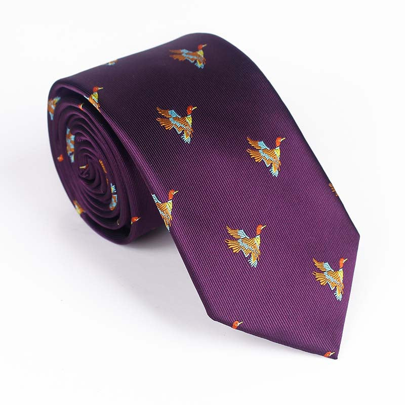 Handsome Bird Multi Colored Tie