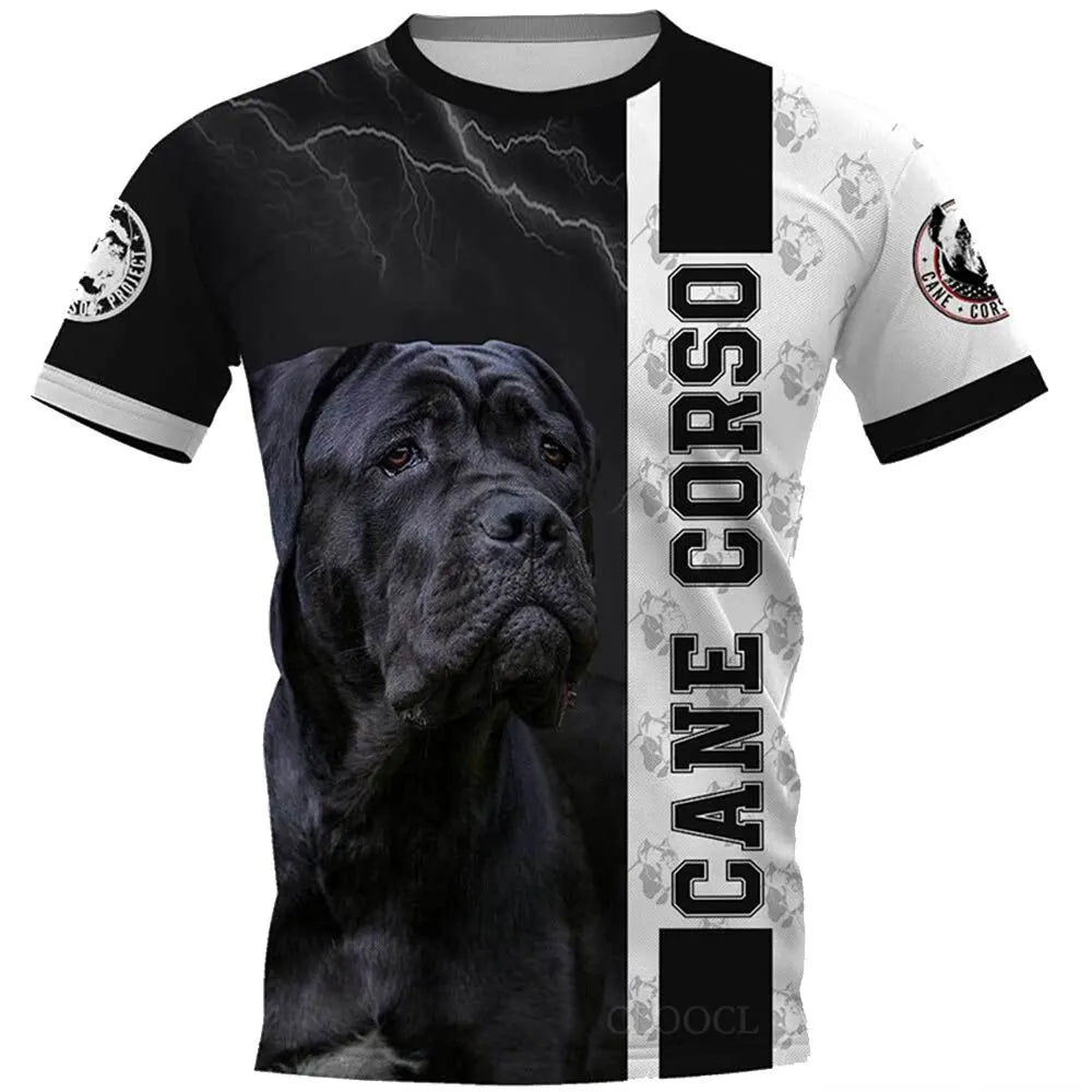 Experience the ultimate comfort with our 3D Dog Round Neck Short Sleeved T-Shirts for men and women. Made from high-quality materials, our shirts feature a unique 3D design that is sure to make you stand out.