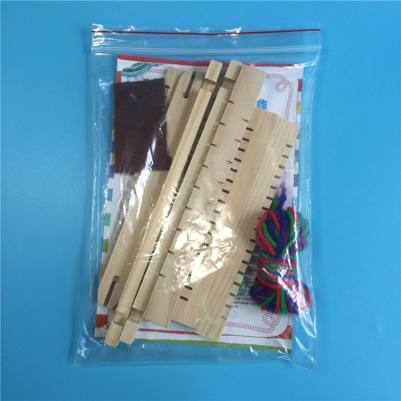 craft of weaving with this engaging wooden loom. Designed with young learners in mind, this DIY kit encourages creativity, patience, and fine motor skill development through hands-on play.