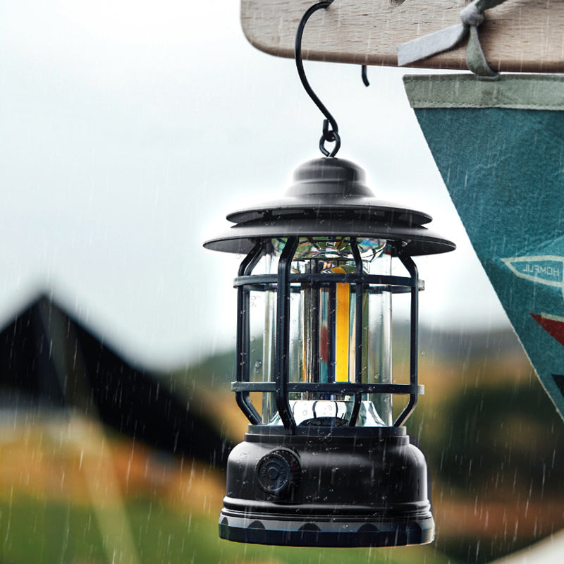 This retro lantern is a must-have for camping and exploring! It's rechargeable, multi-functional, and has an eye-catching design - perfect for making a statement. Enjoy safe and cool illumination any time, anywhere.