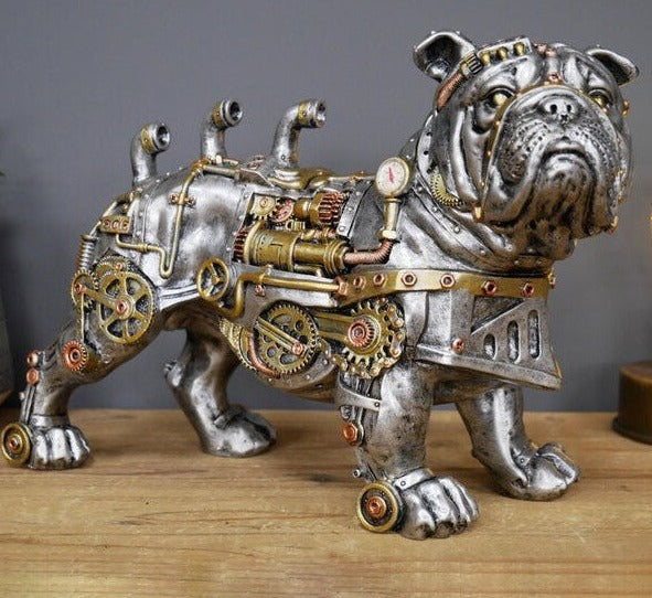 Transform your home into a whimsical steam punk paradise with these Mechanical Steam Punk Resin Statues. These statues will add a touch of industrial charm to any room, making them perfect for any steam punk enthusiast.