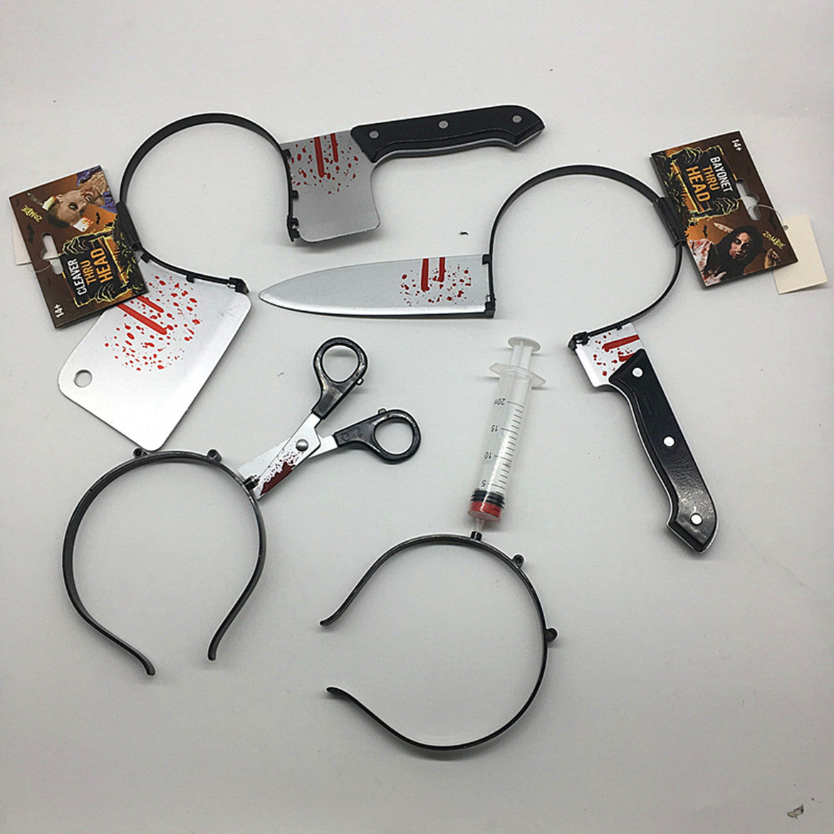 Step into the dark side with the Halloween Head Simulation Piercing. This daring accessory mimics a bold piercing look that adds an edge to your costume or everyday style.