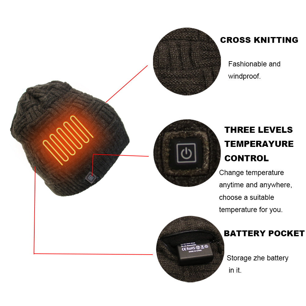 Stay warm and cozy all winter long with our Cold Proof Knitted Thermal Heating Cap! This cap boasts thermal heating technology to keep your head and ears toasty in even the coldest temperatures. Don't let the cold weather stop you from enjoying the outdoors - grab one today and experience ultimate warmth and comfort!