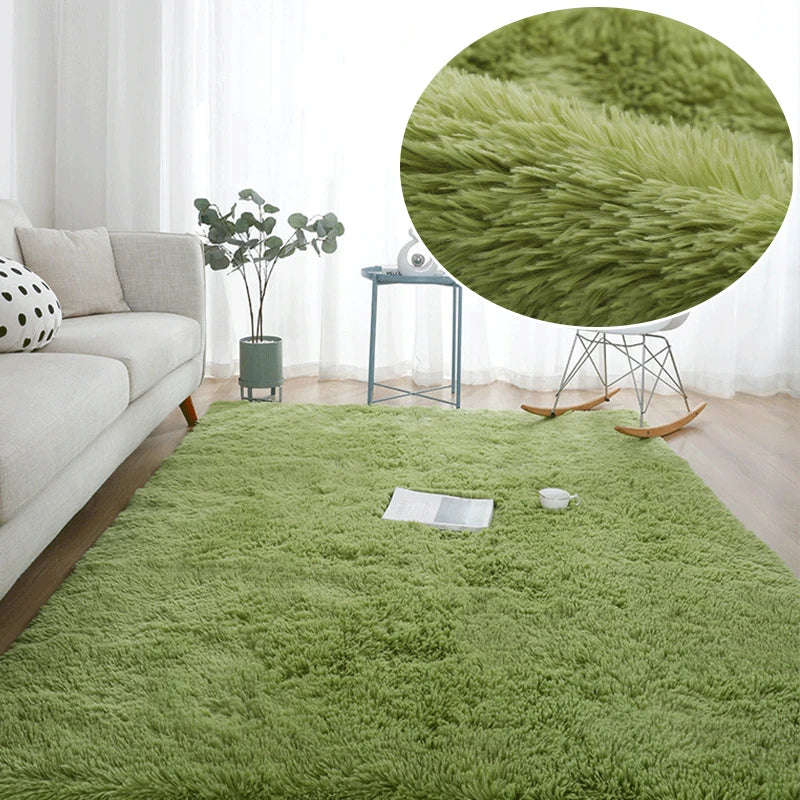 Experience ultimate comfort and luxury with our Plush Soft & Fluffy Anti-Slip Rugs! Sink your feet into the ultra-soft material and enjoy the added safety of the anti-slip backing. Transform any room into a cozy oasis with these premium rugs.