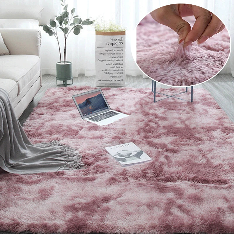 Experience ultimate comfort and luxury with our Plush Soft & Fluffy Anti-Slip Rugs! Sink your feet into the ultra-soft material and enjoy the added safety of the anti-slip backing. Transform any room into a cozy oasis with these premium rugs.