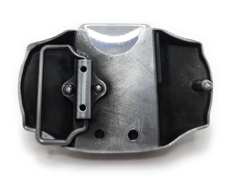 Make a bold, visually striking statement with this 3D Ghost Head Lighter Belt Buckle. With its edgy, 3D design, you'll be the center of attention wherever you go. Light up the night with this stunning accessory!