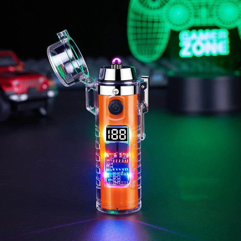 Be prepared with this attractive and reliable Dual Arc USB Charging Lighter. This waterproof lighter is easily rechargeable via USB and is perfect for any bug out bag, emergency supplies, or camping and hiking trips.