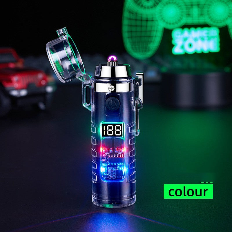 Be prepared with this attractive and reliable Dual Arc USB Charging Lighter. This waterproof lighter is easily rechargeable via USB and is perfect for any bug out bag, emergency supplies, or camping and hiking trips.