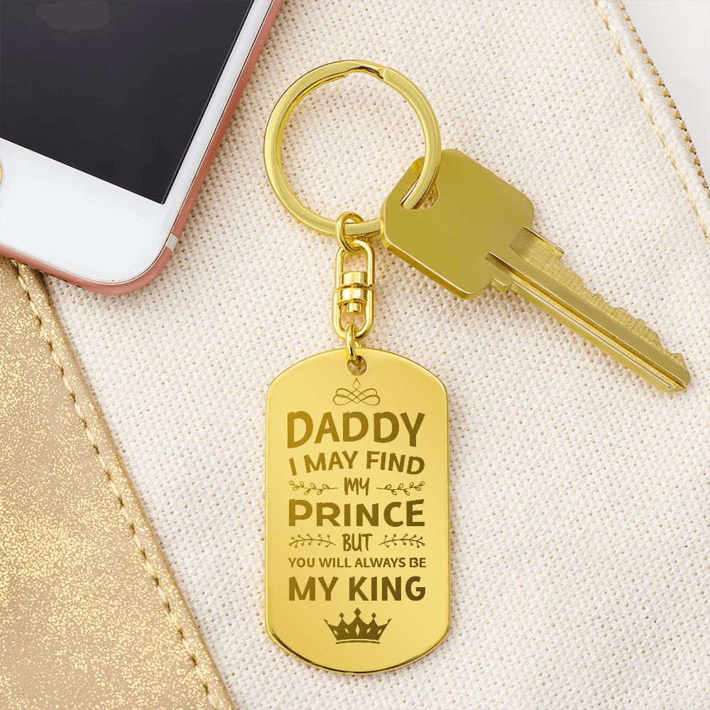 This attractive Engraved Dog Tag Keychain is the perfect gift for a loved one on the go, keeping their keys safe in one spot! Customize the gift even more with a special message or date to the backside for an added personal touch.