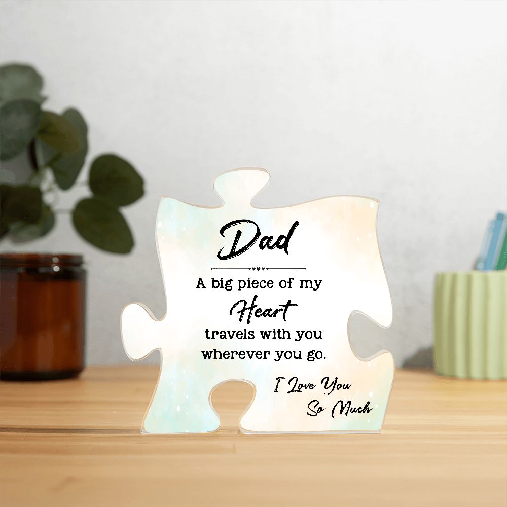 Our Printed Acrylic Puzzle Plaque is the perfect present if you're looking for an unique and heartfelt experience. Made from premium quality acrylic, the crystal-clear finish catches the light and leaves a dazzling impression.
