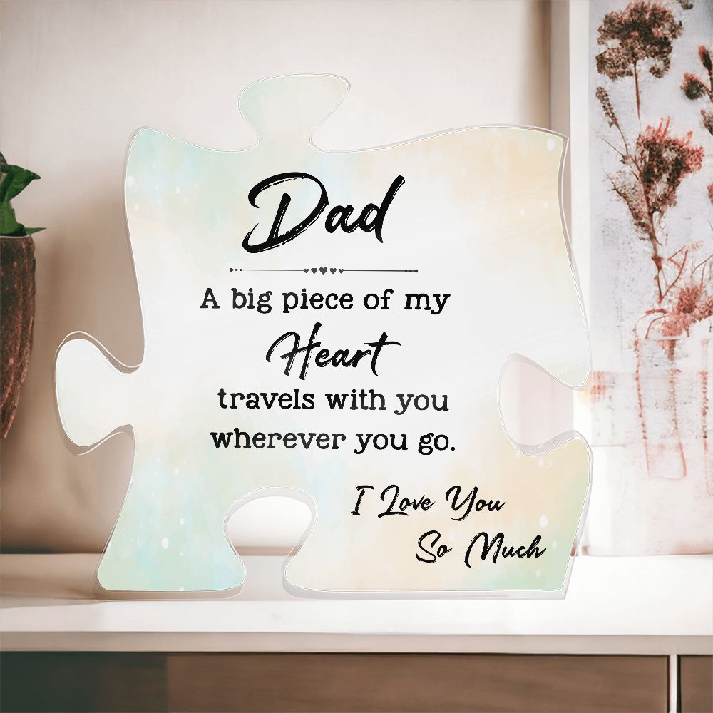 Our Printed Acrylic Puzzle Plaque is the perfect present if you're looking for an unique and heartfelt experience. Made from premium quality acrylic, the crystal-clear finish catches the light and leaves a dazzling impression.