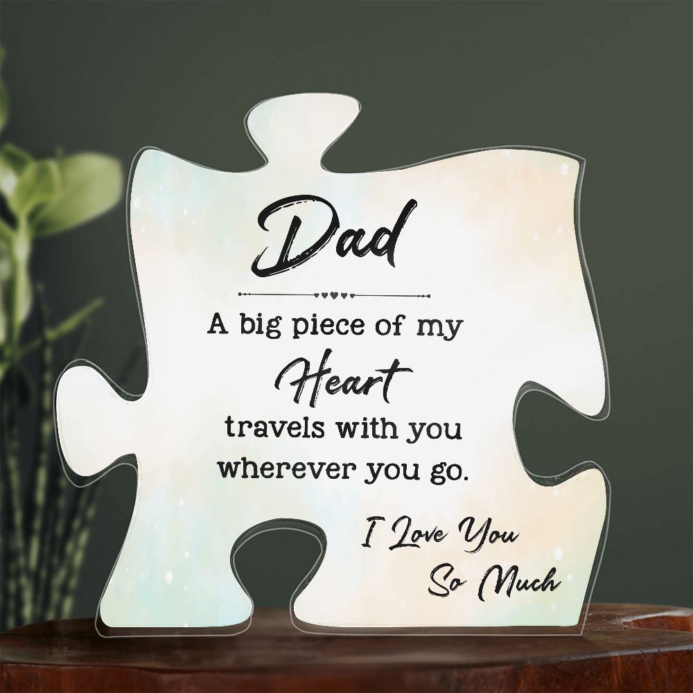 Our Printed Acrylic Puzzle Plaque is the perfect present if you're looking for an unique and heartfelt experience. Made from premium quality acrylic, the crystal-clear finish catches the light and leaves a dazzling impression.
