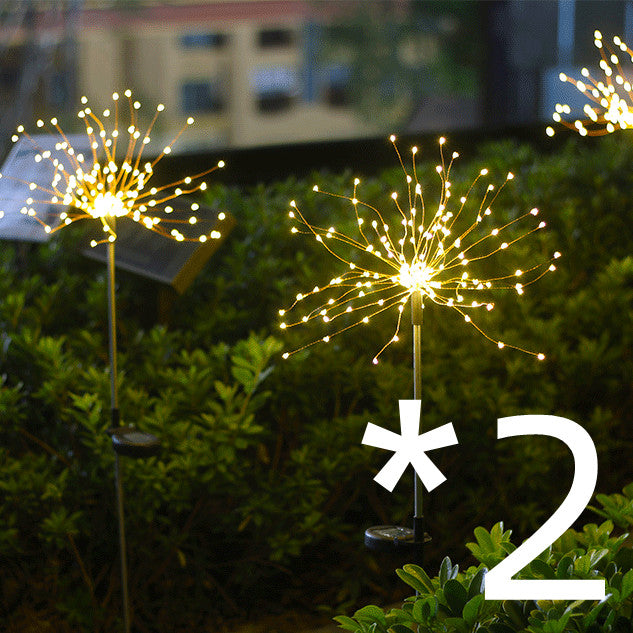 Celebrate Independence Day with style! This solar powered LED Firework Light will light up your night sky with patriotic energy. Let the stars align and shine with a festive sparkle!