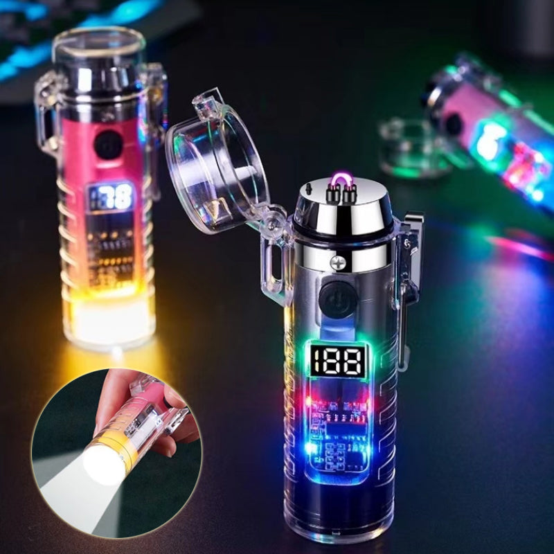 Be prepared with this attractive and reliable Dual Arc USB Charging Lighter. This waterproof lighter is easily rechargeable via USB and is perfect for any bug out bag, emergency supplies, or camping and hiking trips.