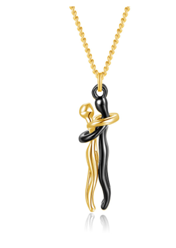 Give the gift of love this Valentine's Day with our Lovers Hugging Clavicle Necklaces! These unique necklaces represent the powerful love between two people and are the perfect token of affection for your special someone. Show your passion and devotion with this heartfelt gift.