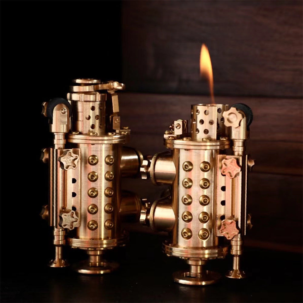 This Handmade Copper Punk Kerosene Lighter is an ideal choice for those who appreciate the art of lighter craftsmanship. Crafted from 100% copper, this lighter boasts a solid construction and is designed to provide optimal performance.