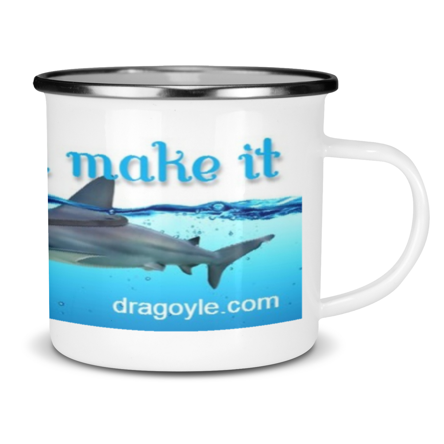 Fuel your determination and motivation with our Fake It Til You Make It Vintage Enamel Mug! This durable, retro-inspired mug serves as a daily reminder to keep pushing towards your goals. Perfect for your morning coffee or tea, it's a must-have for any go-getter.