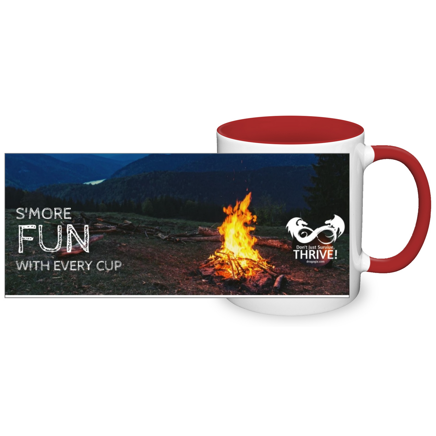 Indulge in the ultimate camping experience with our Smore Fun With Every Cup Two Toned Camping Mug! Feel the warmth of your hands as you wrap them around the mug, while enjoying delicious s'mores in every sip. Its durable and stylish design makes it the perfect companion for all your outdoor adventures.