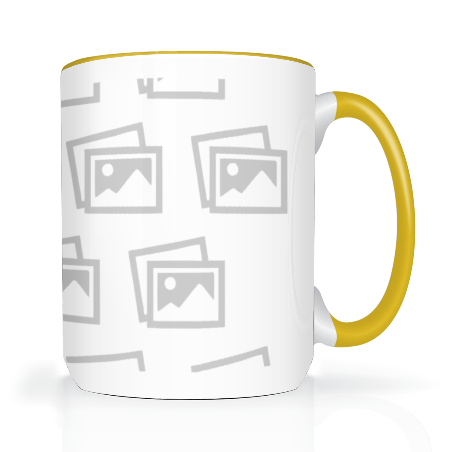 Make your morning coffee truly special with our Your Own Photo & Text Premium Color Accented 15oz Mugs! Display your favorite memories or customize with a personal message for a unique touch. These mugs are not only functional, but also add a cozy and sentimental touch to your daily routine.