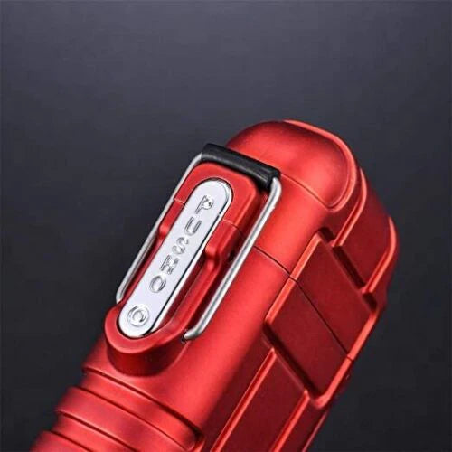 Introducing our Lightning X Waterproof Electric Lighter. The ultimate fire lighting tool for any outdoor adventure! With dual arc plasma flameless technology and a windproof design, this lighter ensures a reliable flame in any conditions. It's also waterproof and USB rechargeable, making it the perfect choice for camping, hiking, and more. Order now and experience the convenience and reliability of our innovative lighter!