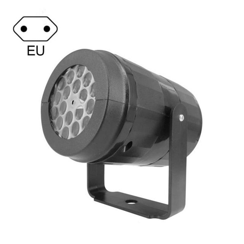 You get 16 Patterns in this beautiful light display. Perfect for the avid Christmas fan. This projector is waterproof and can be used outside for a festive LED laser projector light display and can be used indoors as well as a creative party light decoration.