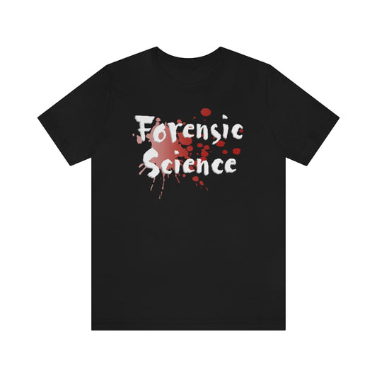Soft cotton and quality Forensic Science print make users fall in love with it over and over again. These t-shirts have-ribbed knit collars to bolster shaping. The shoulders have taping for better fit over time.
