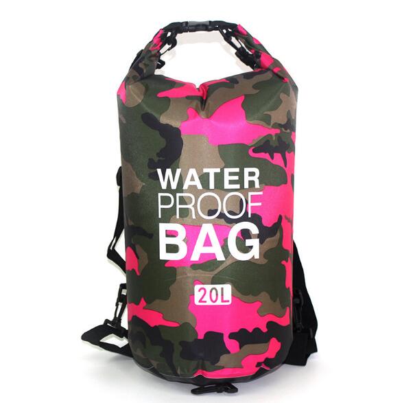 This 20L outdoor camouflage dry bag is perfect for your rafting trip, boating, camping or where ever you might go that you'll need to keep your clothes and supplies dry. They are great to put your fire starting gear in your emergency kits. This dry bag can likely save someone's life.