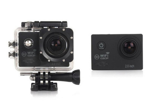 Sports Waterproof Aerial Mini Digital Camera 2 Inches