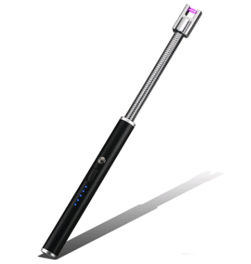 This awesome and very cool Rechargeable lithium battery, has recycled batteries that will Charge fast and last a long time. Wind won't cause a problem with this lighter. It can light in any type of weather, wind doesn't affect it at all, neither does rain. Flameless, no gas needed, environmental protection and safety. Small and lightweight and makes the Perfect travel gadget.