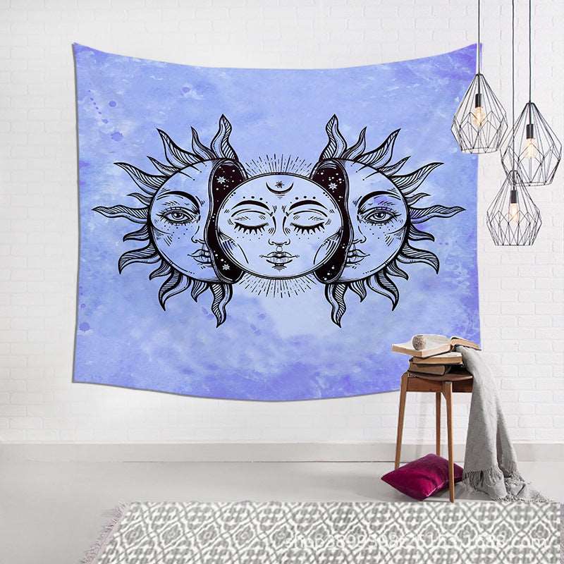 Indoor use as tapestry, wall-hanging, bedspread, wall art, ceiling decoration, bed cover, room divider, curtain, table cloth, college dorm decoration or privacy protection, sofa cover, black and white make your home look very simple and full of mystery. Outdoor like picnic blanket, beach blanket, beach towel. Also a great gift idea for older relatives and friends.