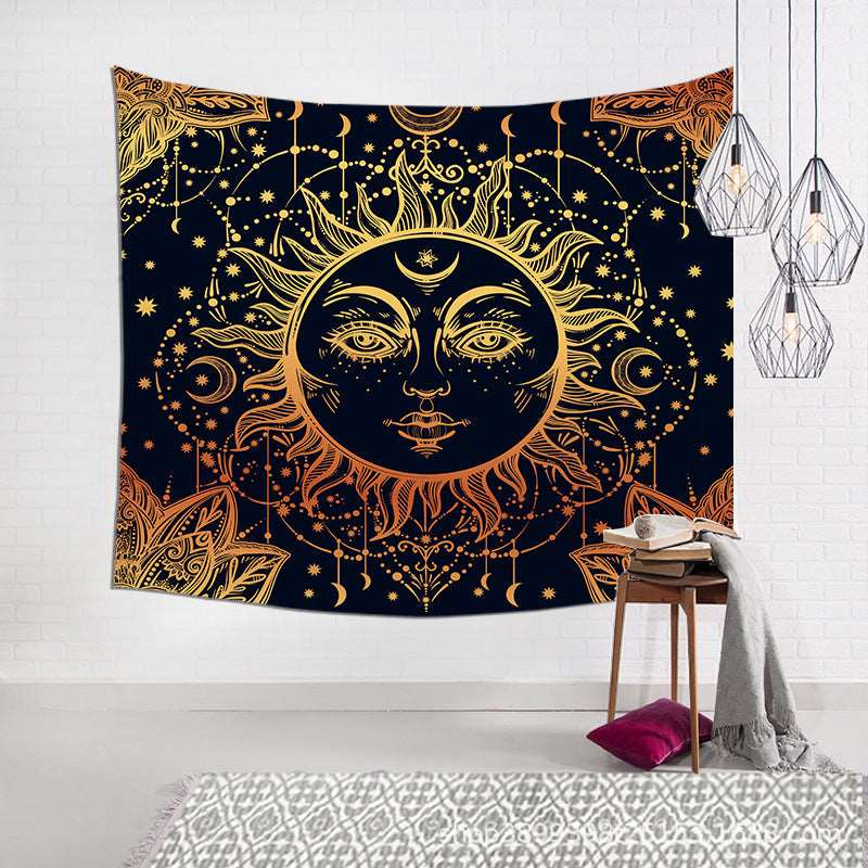 Indoor use as tapestry, wall-hanging, bedspread, wall art, ceiling decoration, bed cover, room divider, curtain, table cloth, college dorm decoration or privacy protection, sofa cover, black and white make your home look very simple and full of mystery. Outdoor like picnic blanket, beach blanket, beach towel. Also a great gift idea for older relatives and friends.
