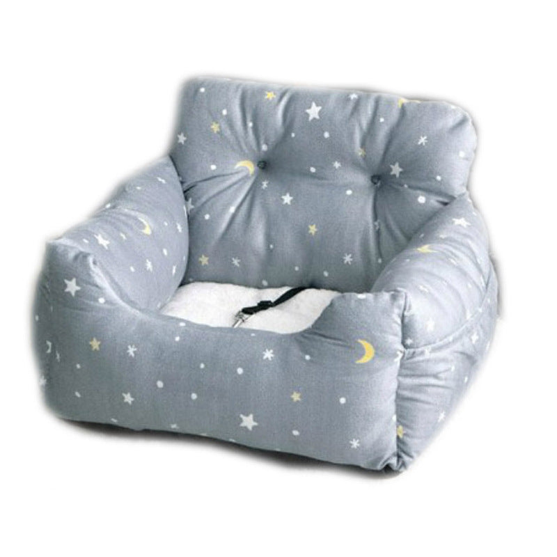 Make sure your pup is buckled-up in style with the Dog Love Seat Belt! Your furry sidekick can enjoy a long drive in luxurious comfort with this chic couch bed – keep them safe and secure without compromising on sass!