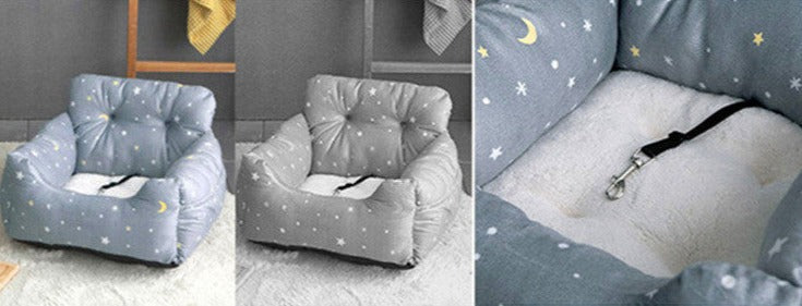 Make sure your pup is buckled-up in style with the Dog Love Seat Belt! Your furry sidekick can enjoy a long drive in luxurious comfort with this chic couch bed – keep them safe and secure without compromising on sass!