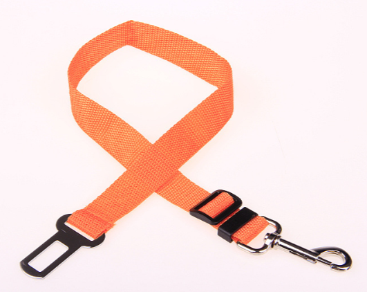 Harness your pup's road-trip adventure with our Adjustable Dog Car Safety Belt. This adjustable belt provides the perfect fit for your pup, keeping them safe, secure, and comfy on the go. So buckle up and enjoy the ride!